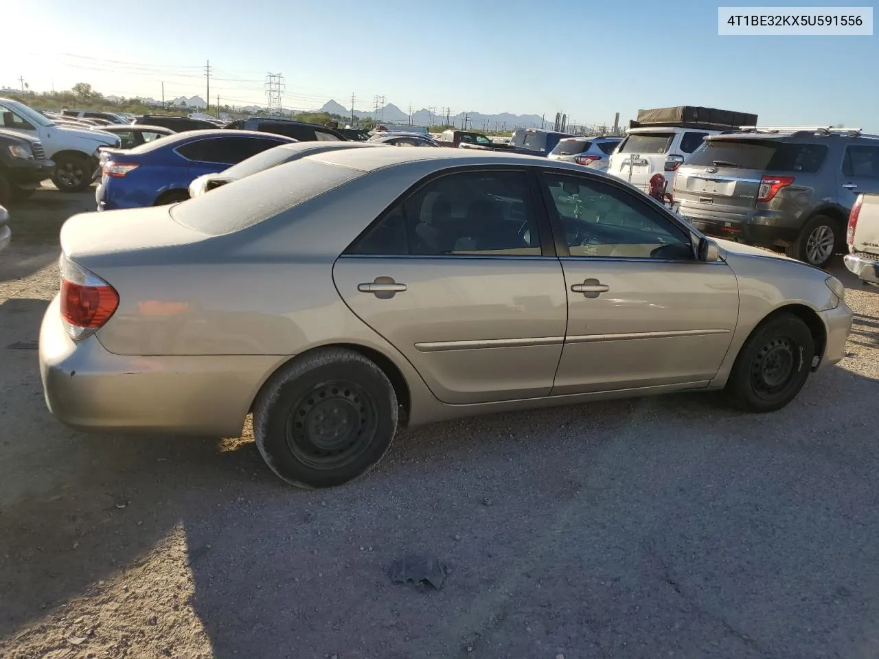 2005 Toyota Camry Le VIN: 4T1BE32KX5U591556 Lot: 77042304