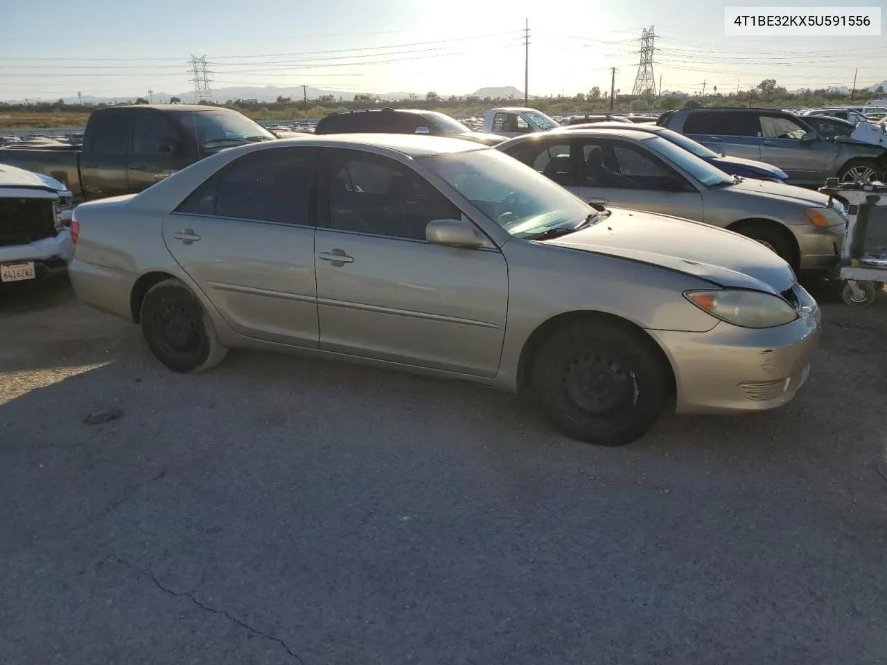 2005 Toyota Camry Le VIN: 4T1BE32KX5U591556 Lot: 77042304