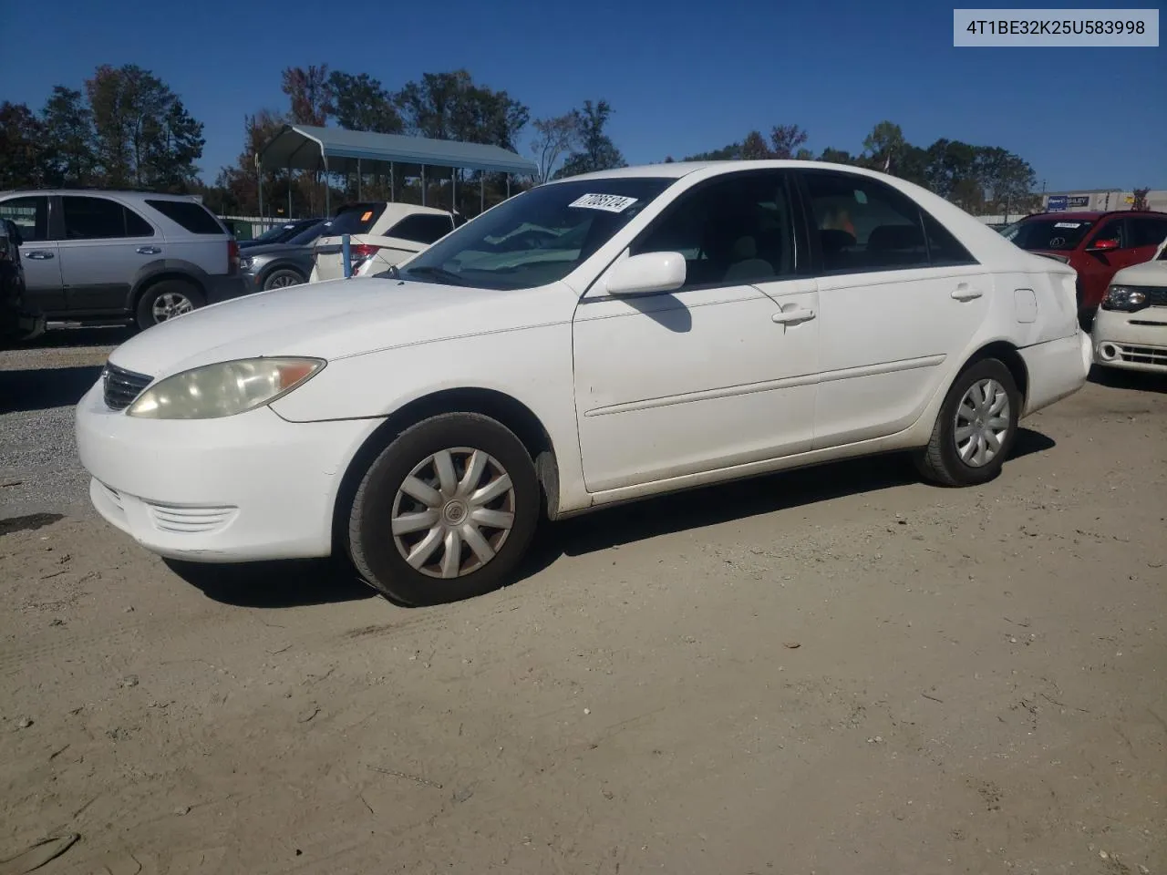 2005 Toyota Camry Le VIN: 4T1BE32K25U583998 Lot: 77085124