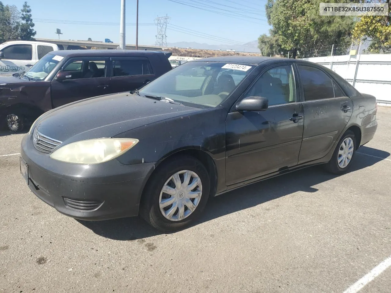 2005 Toyota Camry Le VIN: 4T1BE32K85U387550 Lot: 77123474