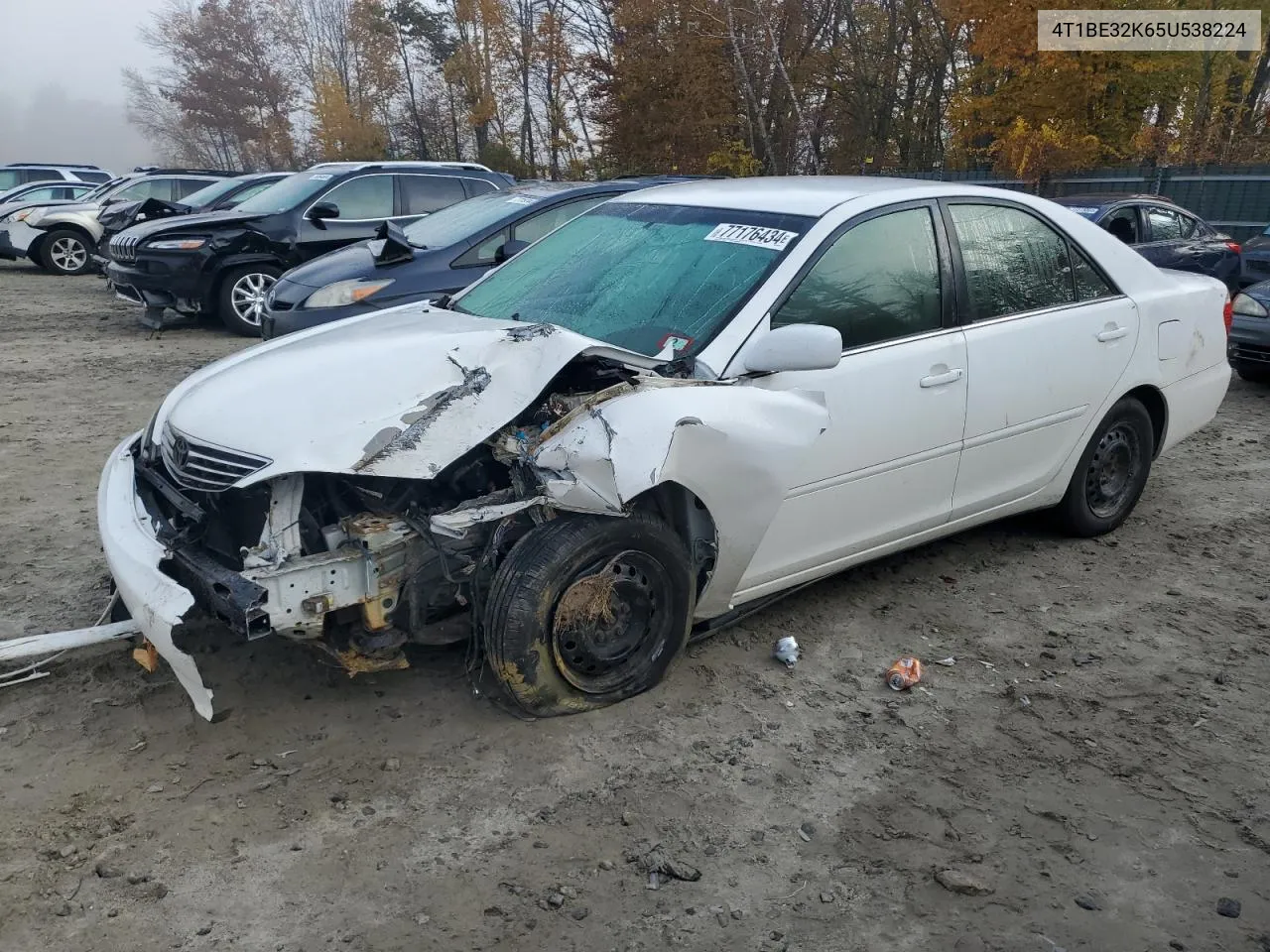 2005 Toyota Camry Le VIN: 4T1BE32K65U538224 Lot: 77176434