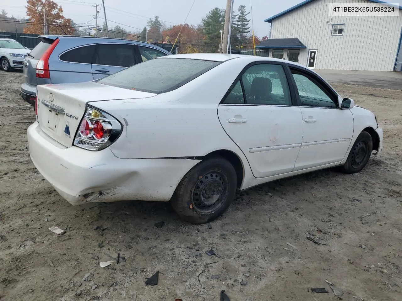 2005 Toyota Camry Le VIN: 4T1BE32K65U538224 Lot: 77176434