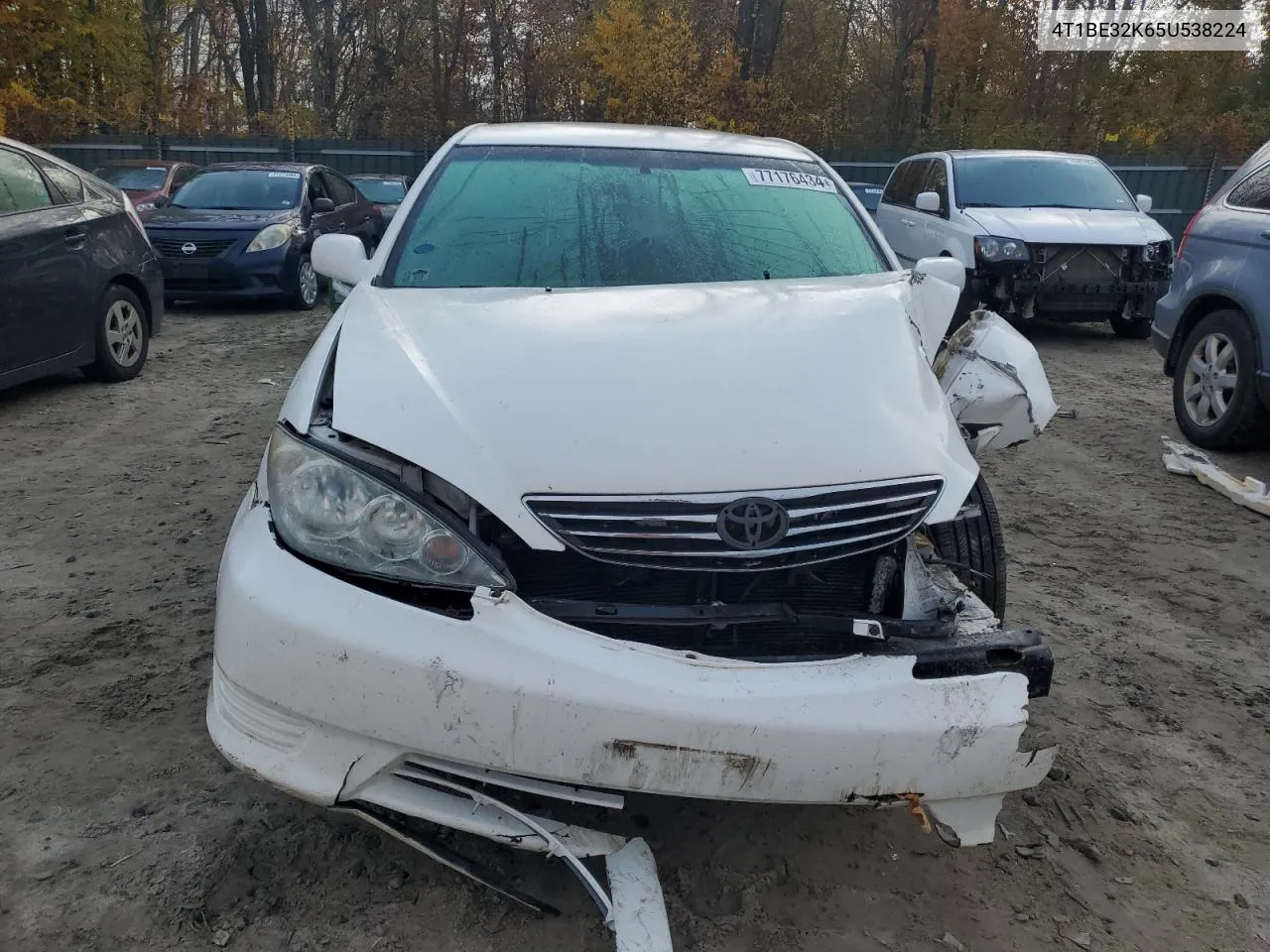 2005 Toyota Camry Le VIN: 4T1BE32K65U538224 Lot: 77176434