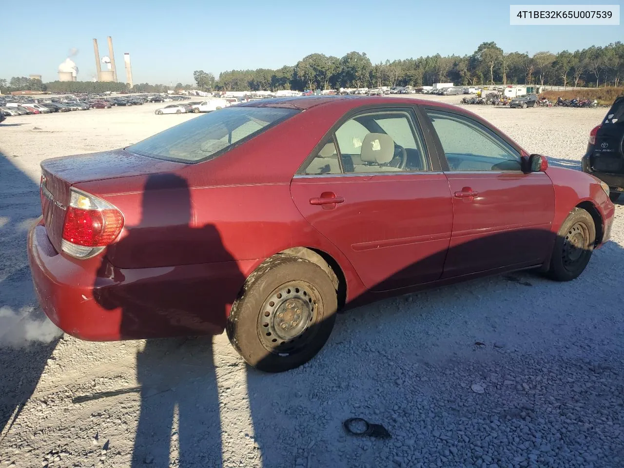 2005 Toyota Camry Le VIN: 4T1BE32K65U007539 Lot: 77243274