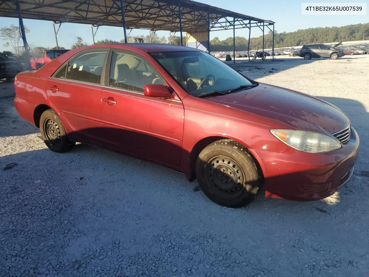 2005 Toyota Camry Le VIN: 4T1BE32K65U007539 Lot: 77243274