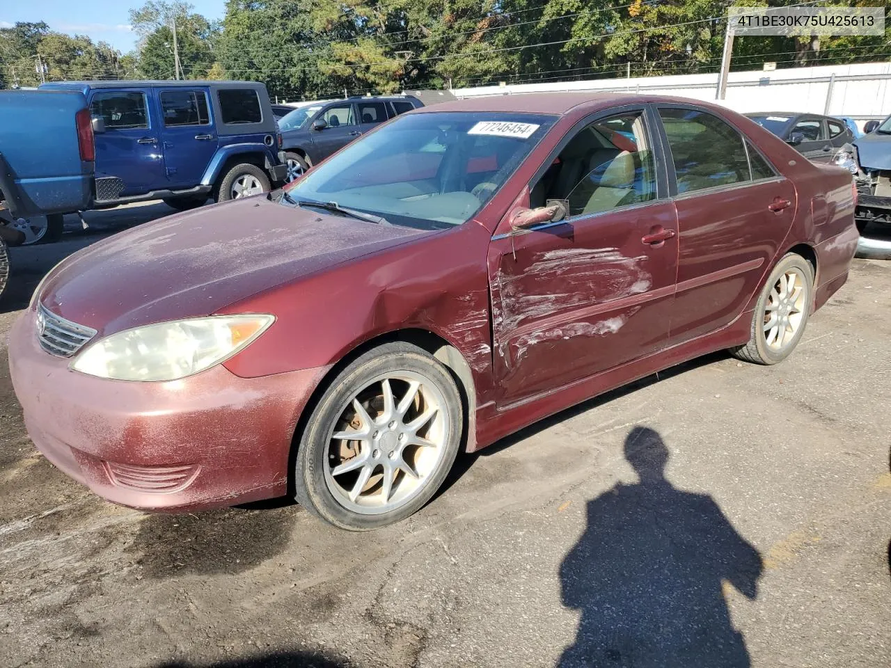 2005 Toyota Camry Le VIN: 4T1BE30K75U425613 Lot: 77246454