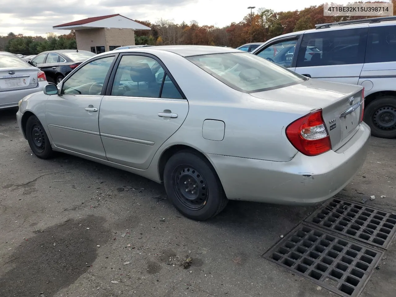 2005 Toyota Camry Le VIN: 4T1BE32K15U398714 Lot: 77254104