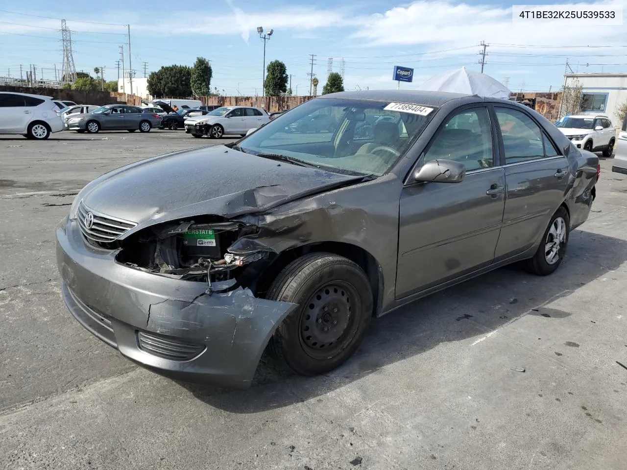 2005 Toyota Camry Le VIN: 4T1BE32K25U539533 Lot: 77389404