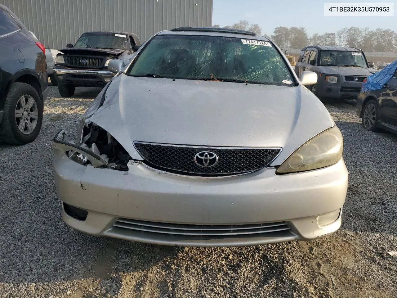 2005 Toyota Camry Le VIN: 4T1BE32K35U570953 Lot: 77477724