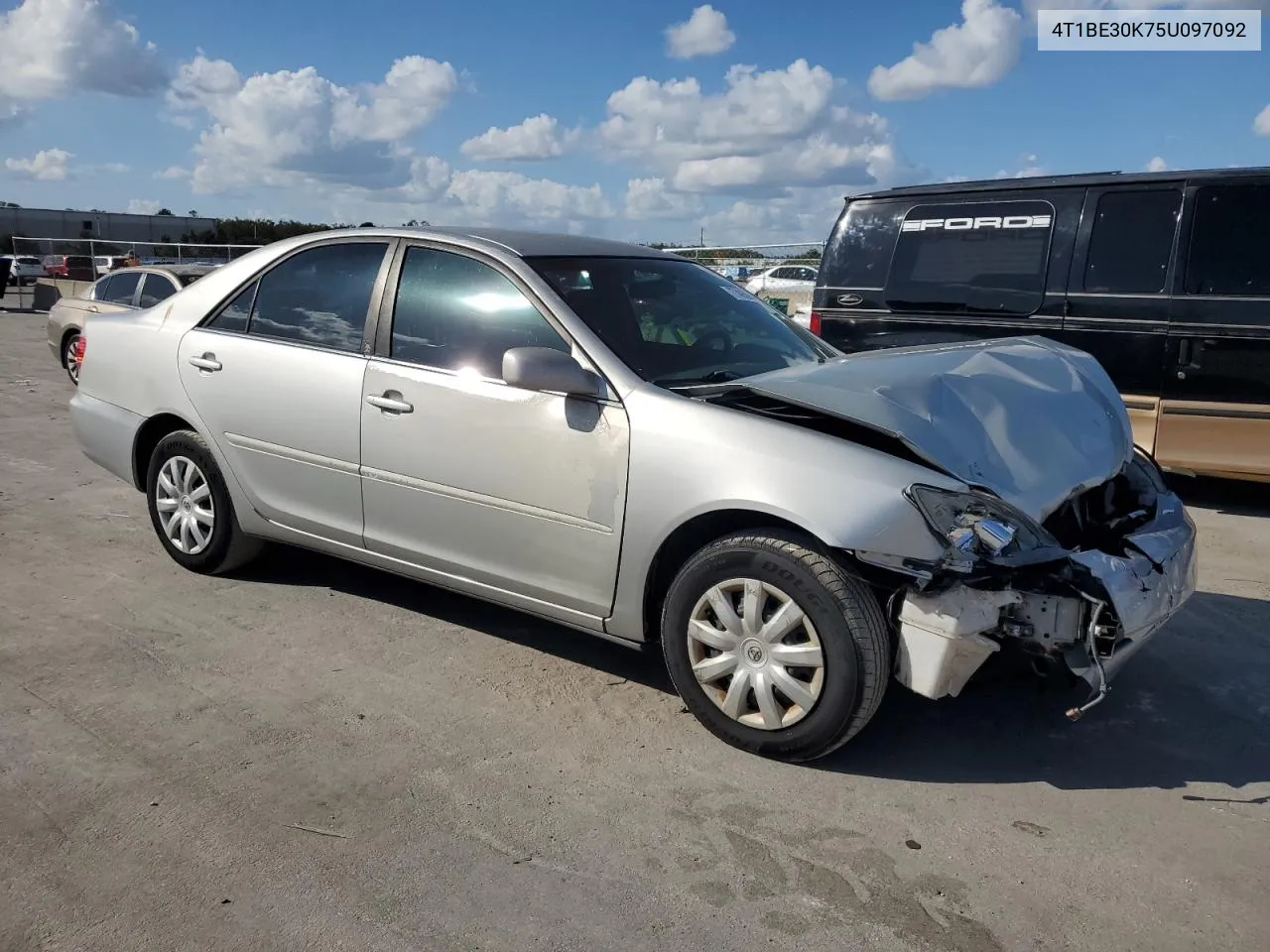 4T1BE30K75U097092 2005 Toyota Camry Le