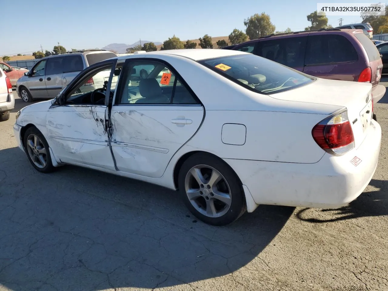 2005 Toyota Camry Se VIN: 4T1BA32K35U507752 Lot: 77490524