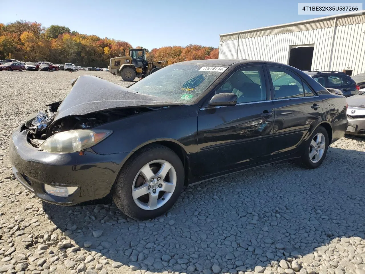 2005 Toyota Camry Le VIN: 4T1BE32K35U587266 Lot: 77616114