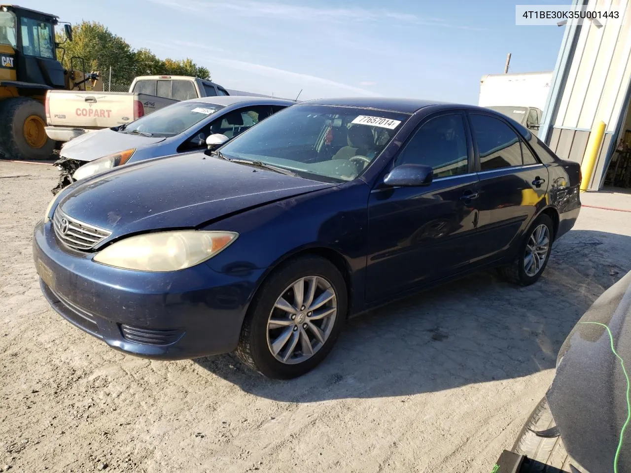 2005 Toyota Camry Le VIN: 4T1BE30K35U001443 Lot: 77657014