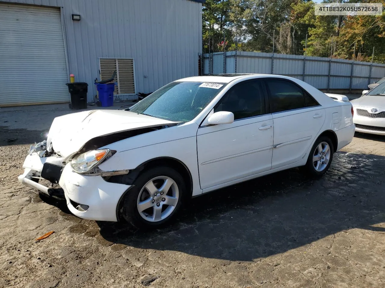 2005 Toyota Camry Le VIN: 4T1BE32K05U572658 Lot: 77673014