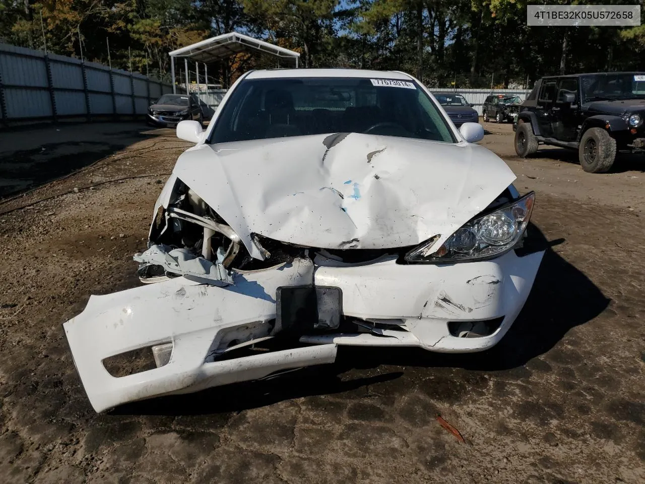 2005 Toyota Camry Le VIN: 4T1BE32K05U572658 Lot: 77673014