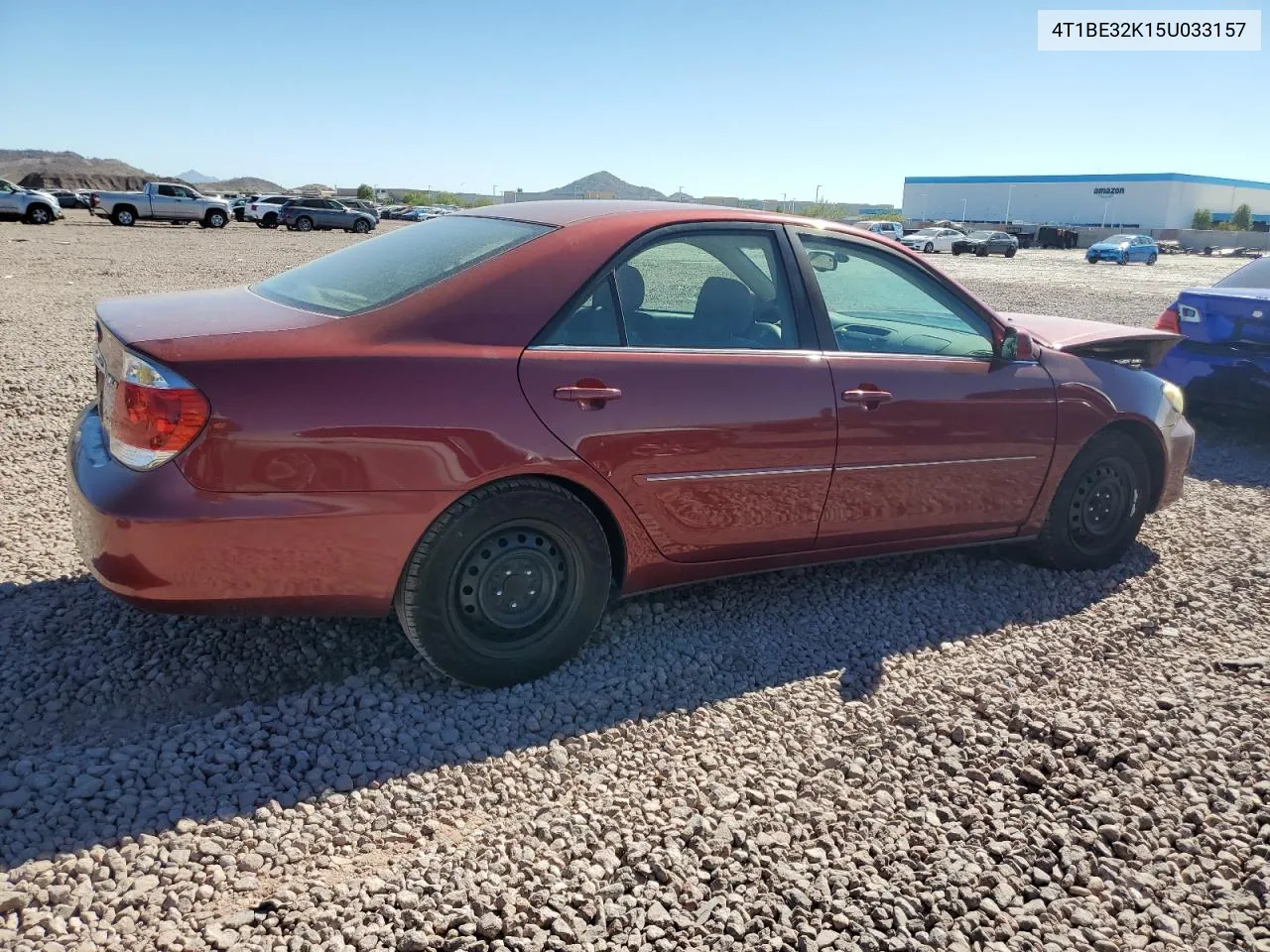 2005 Toyota Camry Le VIN: 4T1BE32K15U033157 Lot: 77847864