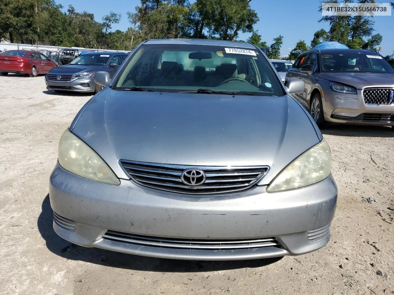 2005 Toyota Camry Le VIN: 4T1BE32K15U566738 Lot: 77852874