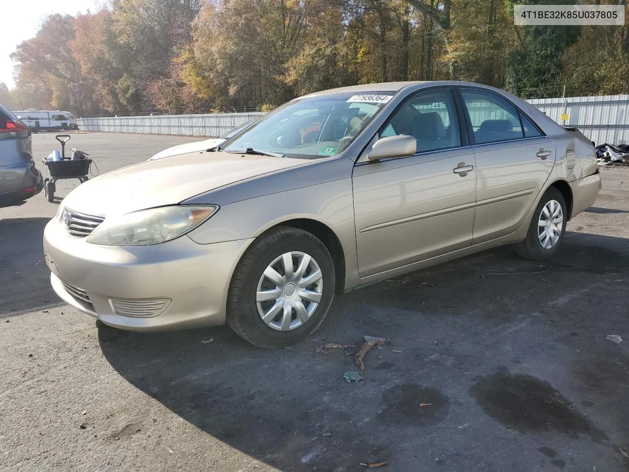 2005 Toyota Camry Le VIN: 4T1BE32K85U037805 Lot: 77936364