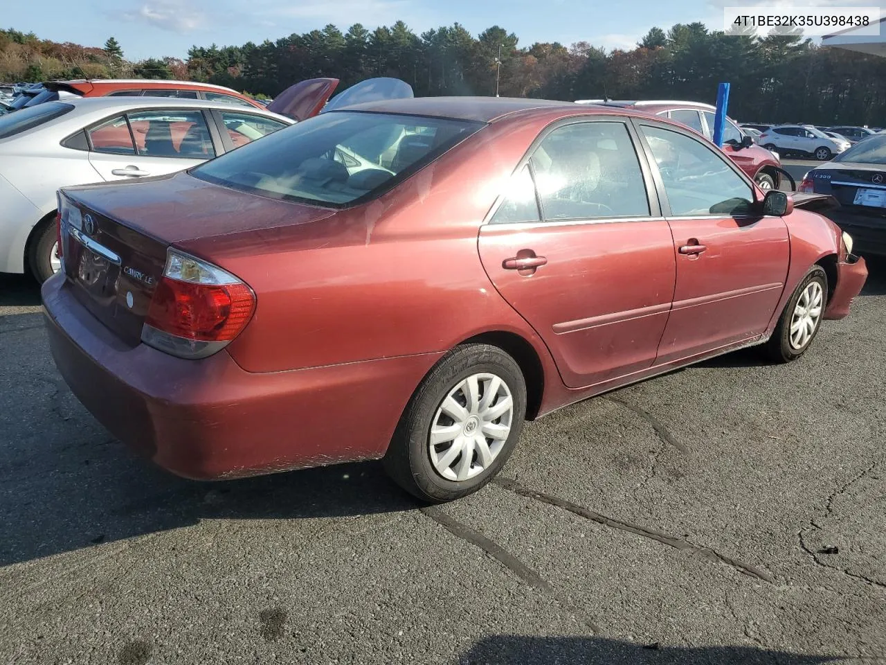 2005 Toyota Camry Le VIN: 4T1BE32K35U398438 Lot: 78071404