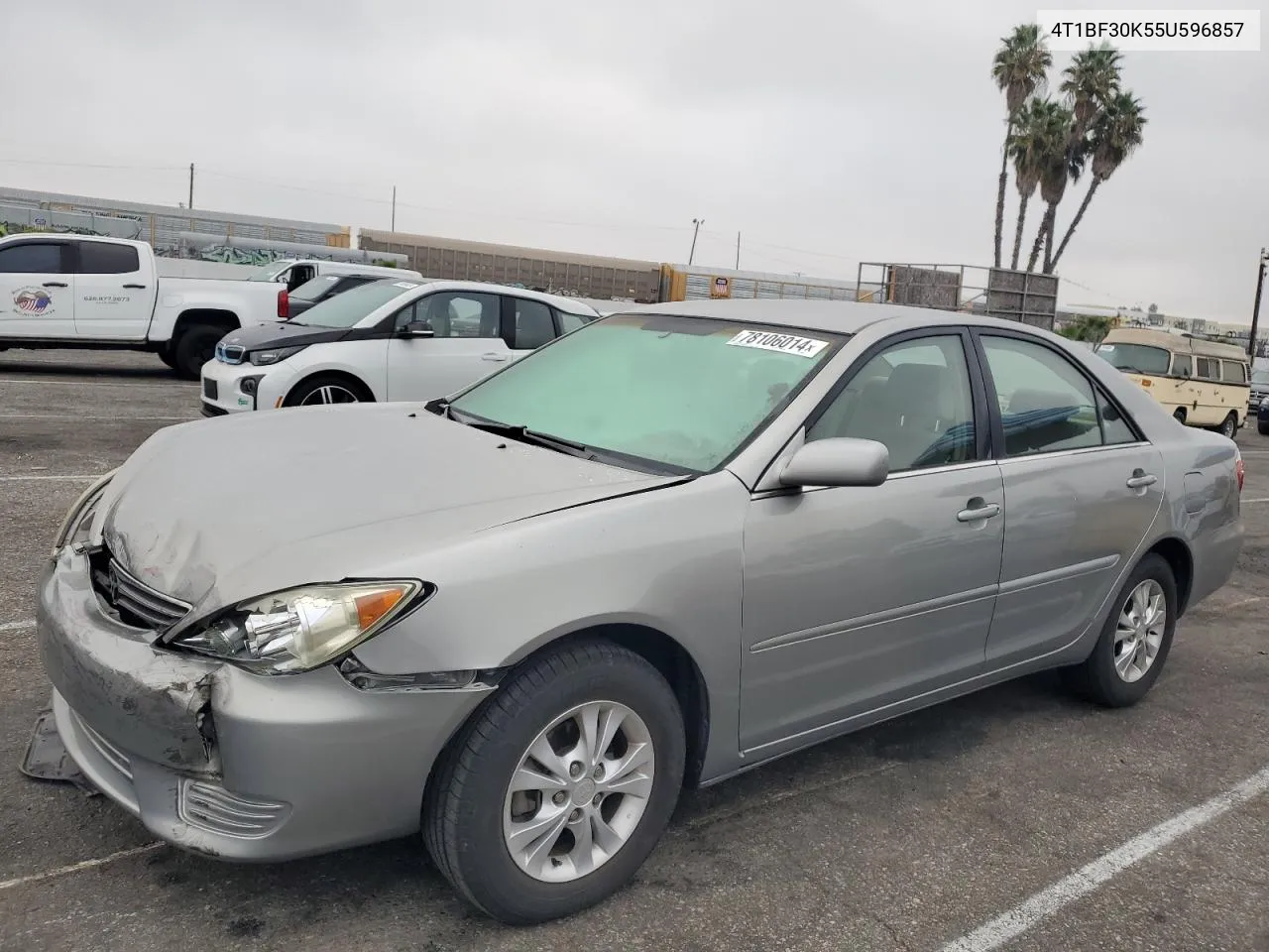 2005 Toyota Camry Le VIN: 4T1BF30K55U596857 Lot: 78106014