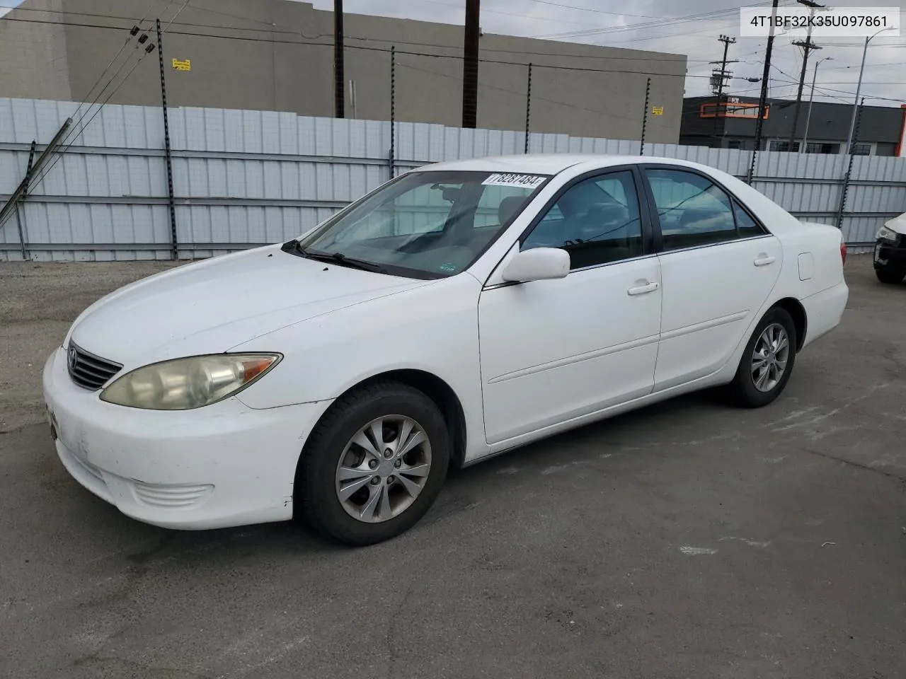 2005 Toyota Camry Le VIN: 4T1BF32K35U097861 Lot: 78287484