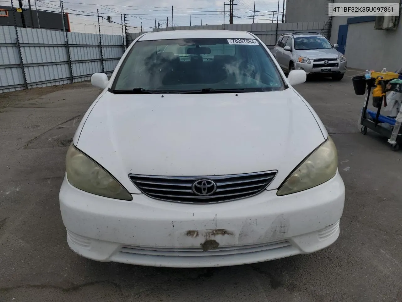 2005 Toyota Camry Le VIN: 4T1BF32K35U097861 Lot: 78287484