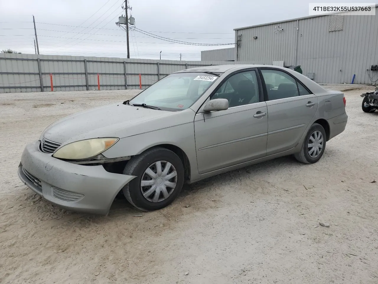 2005 Toyota Camry Le VIN: 4T1BE32K55U537663 Lot: 78453254