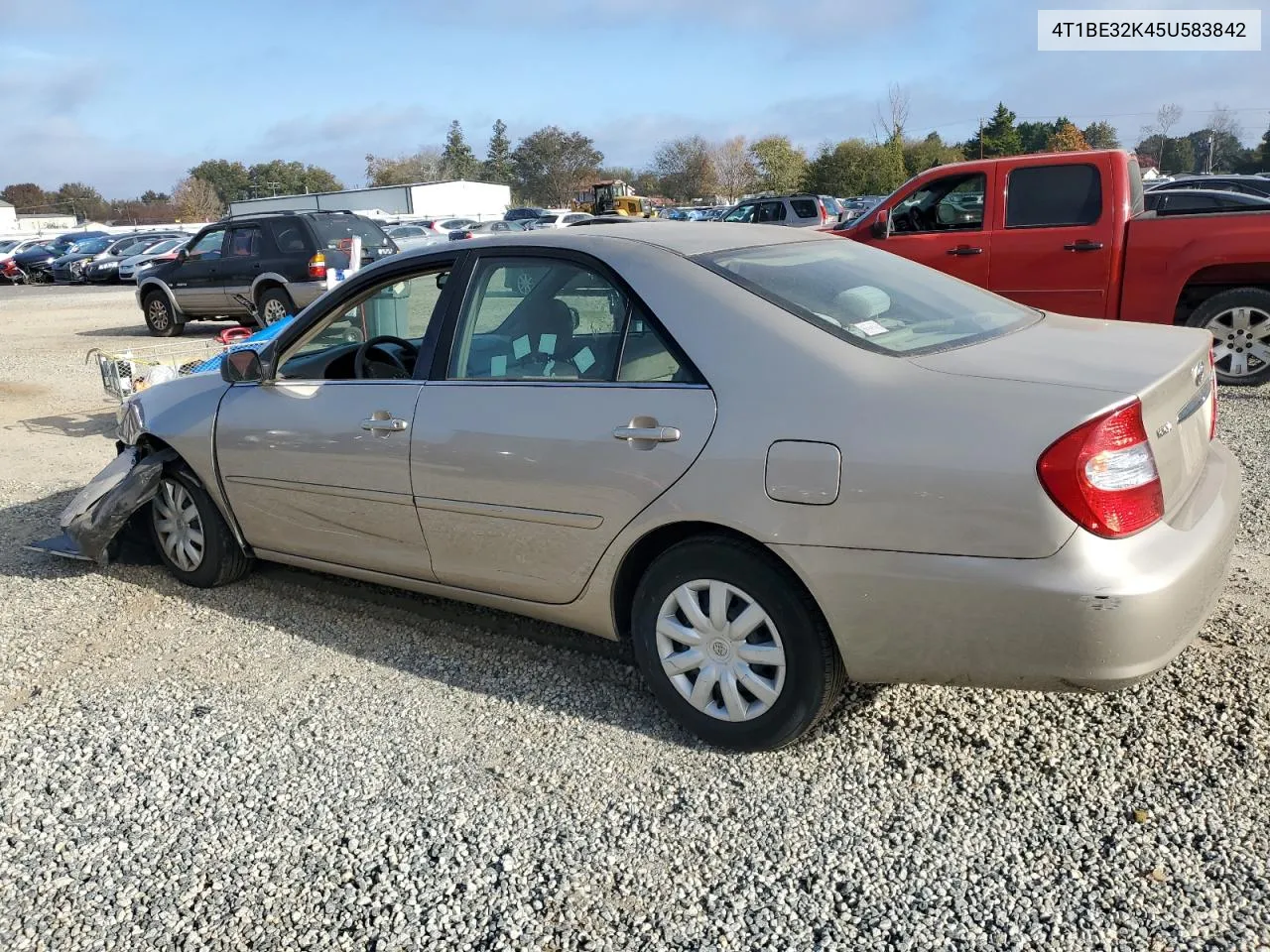 2005 Toyota Camry Le VIN: 4T1BE32K45U583842 Lot: 78470284