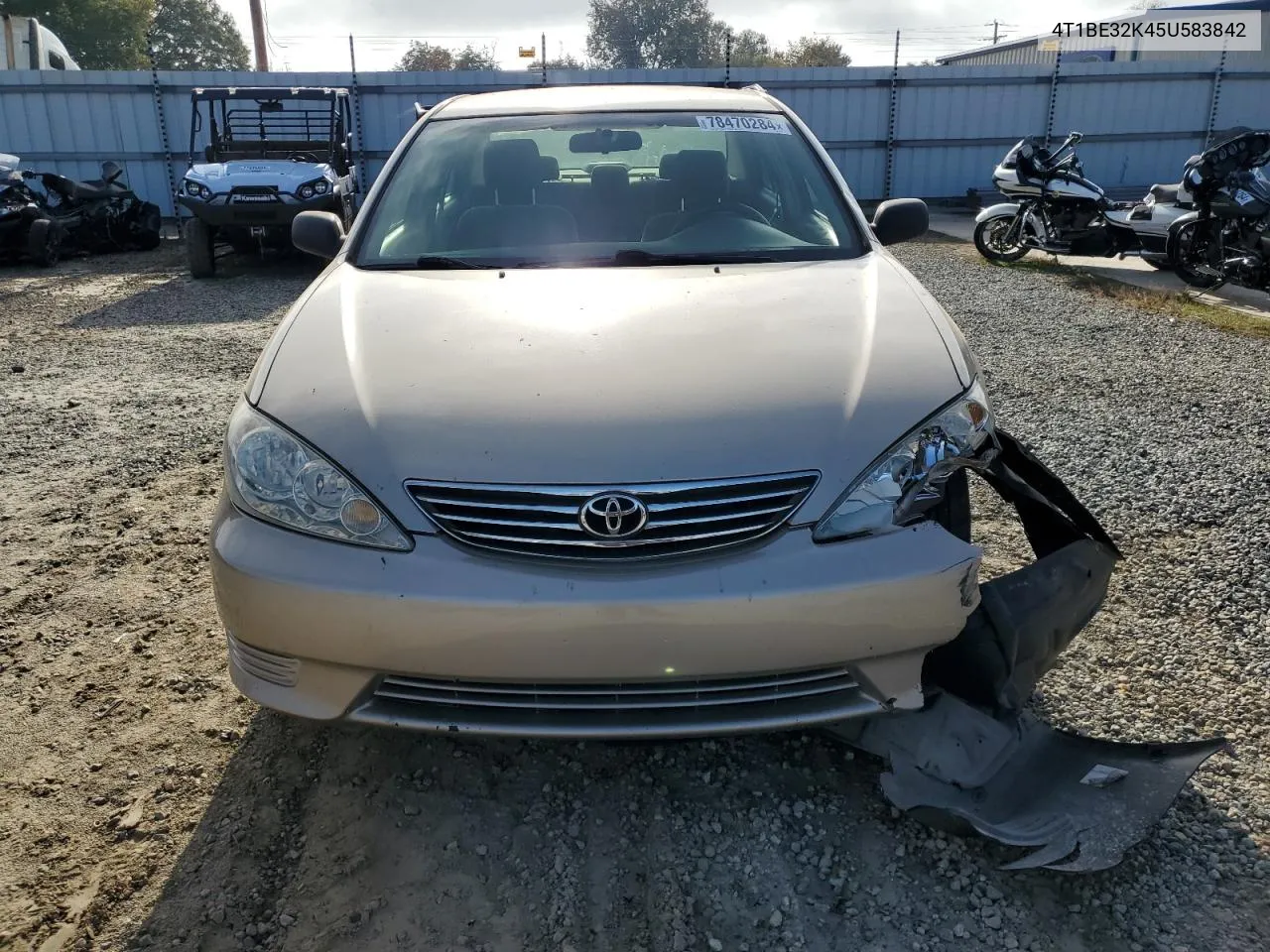 2005 Toyota Camry Le VIN: 4T1BE32K45U583842 Lot: 78470284