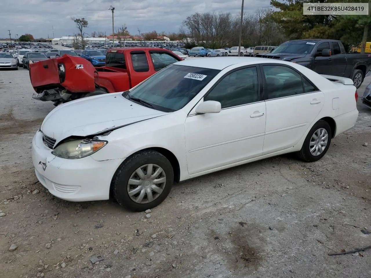 2005 Toyota Camry Le VIN: 4T1BE32K85U428419 Lot: 78583234