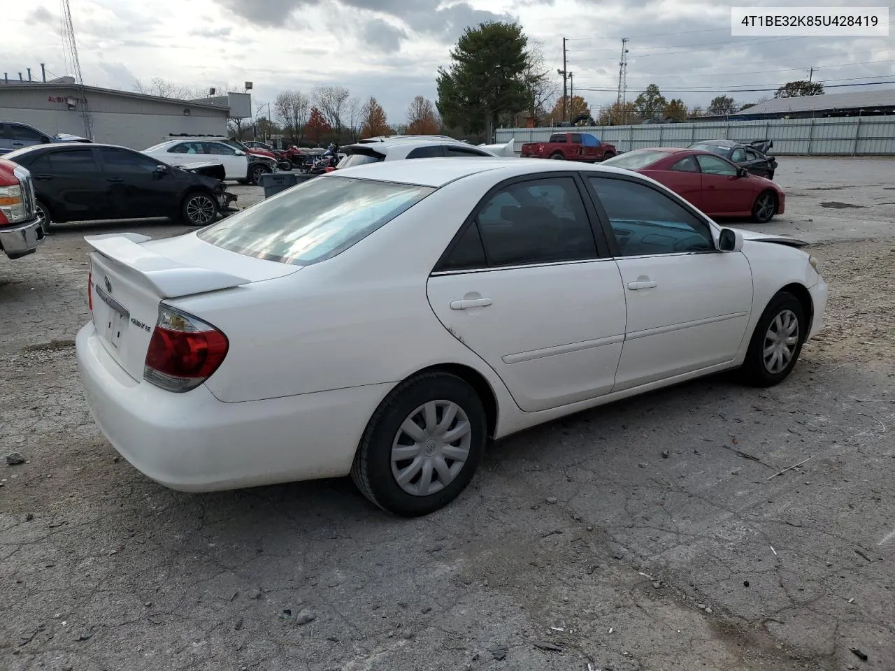 2005 Toyota Camry Le VIN: 4T1BE32K85U428419 Lot: 78583234