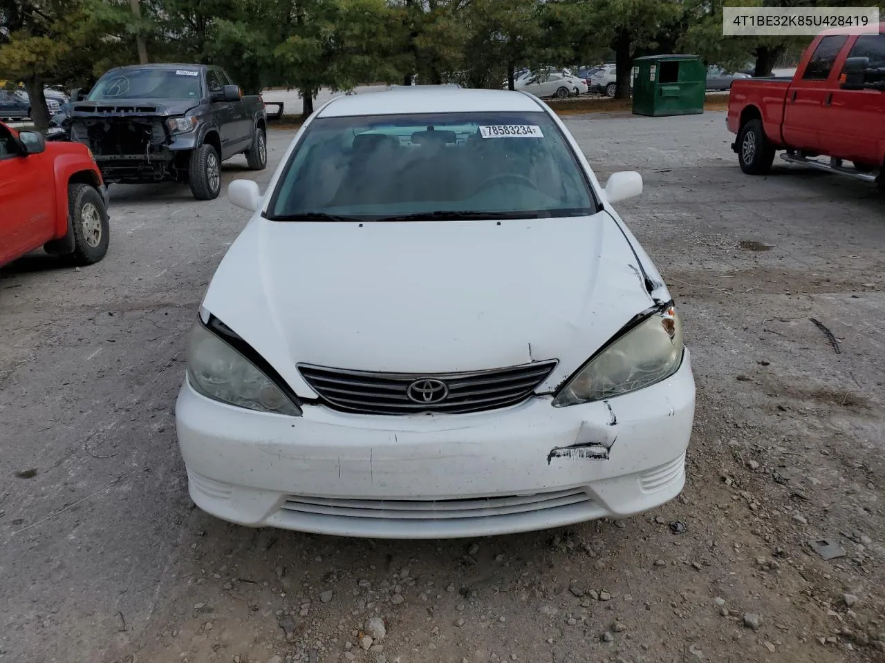 2005 Toyota Camry Le VIN: 4T1BE32K85U428419 Lot: 78583234