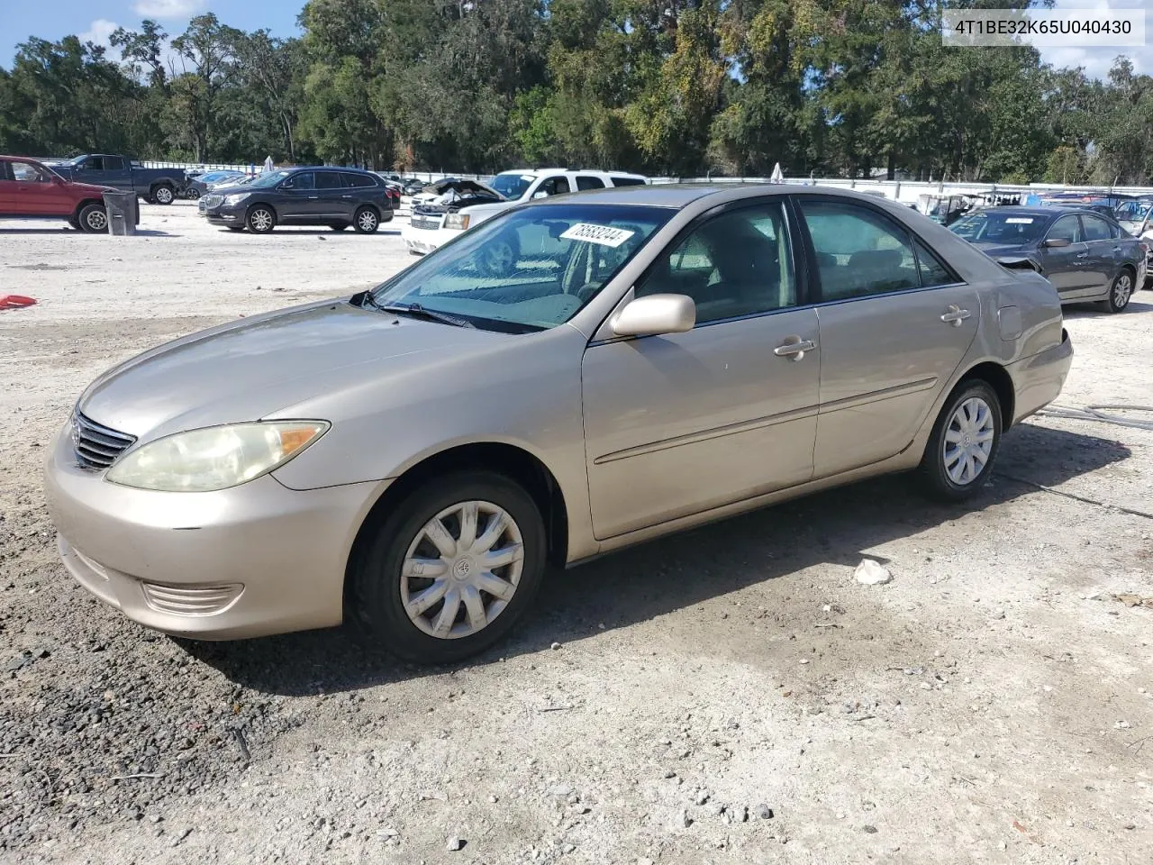 2005 Toyota Camry Le VIN: 4T1BE32K65U040430 Lot: 78583244