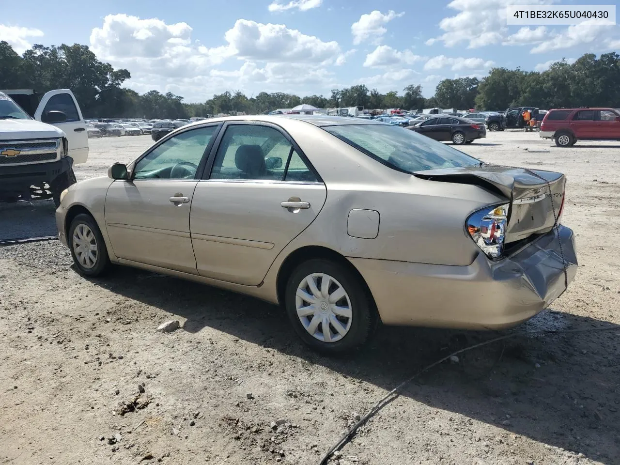 2005 Toyota Camry Le VIN: 4T1BE32K65U040430 Lot: 78583244