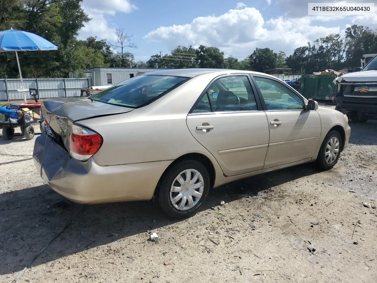 2005 Toyota Camry Le VIN: 4T1BE32K65U040430 Lot: 78583244