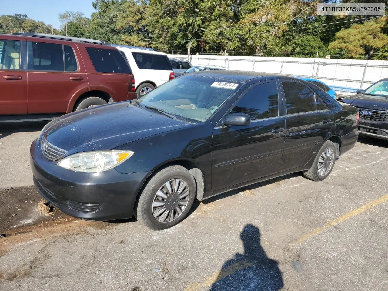 2005 Toyota Camry Le VIN: 4T1BE32K85U392005 Lot: 78599744