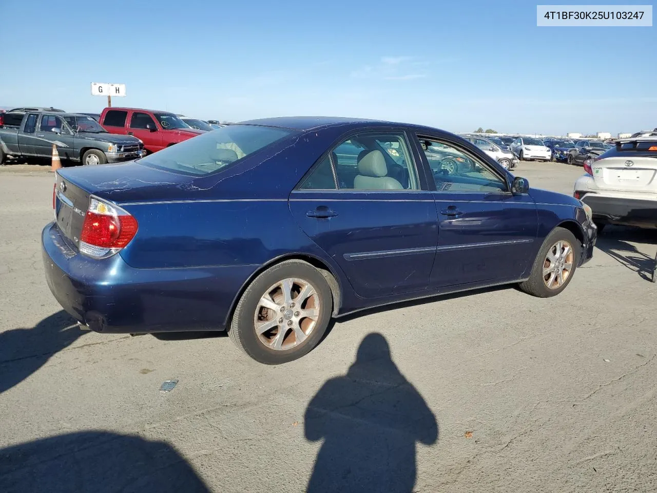 2005 Toyota Camry Le VIN: 4T1BF30K25U103247 Lot: 78629904