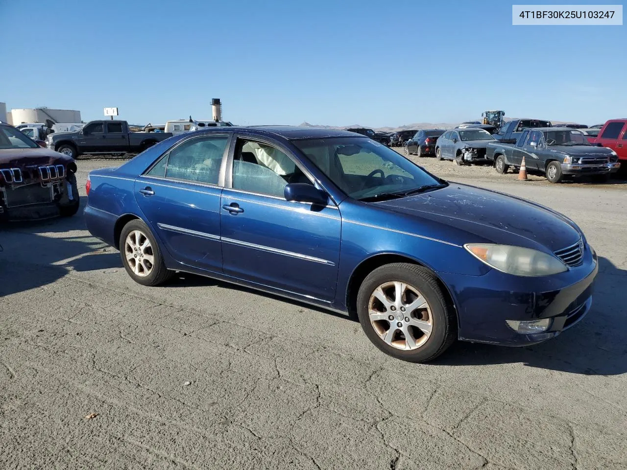 2005 Toyota Camry Le VIN: 4T1BF30K25U103247 Lot: 78629904