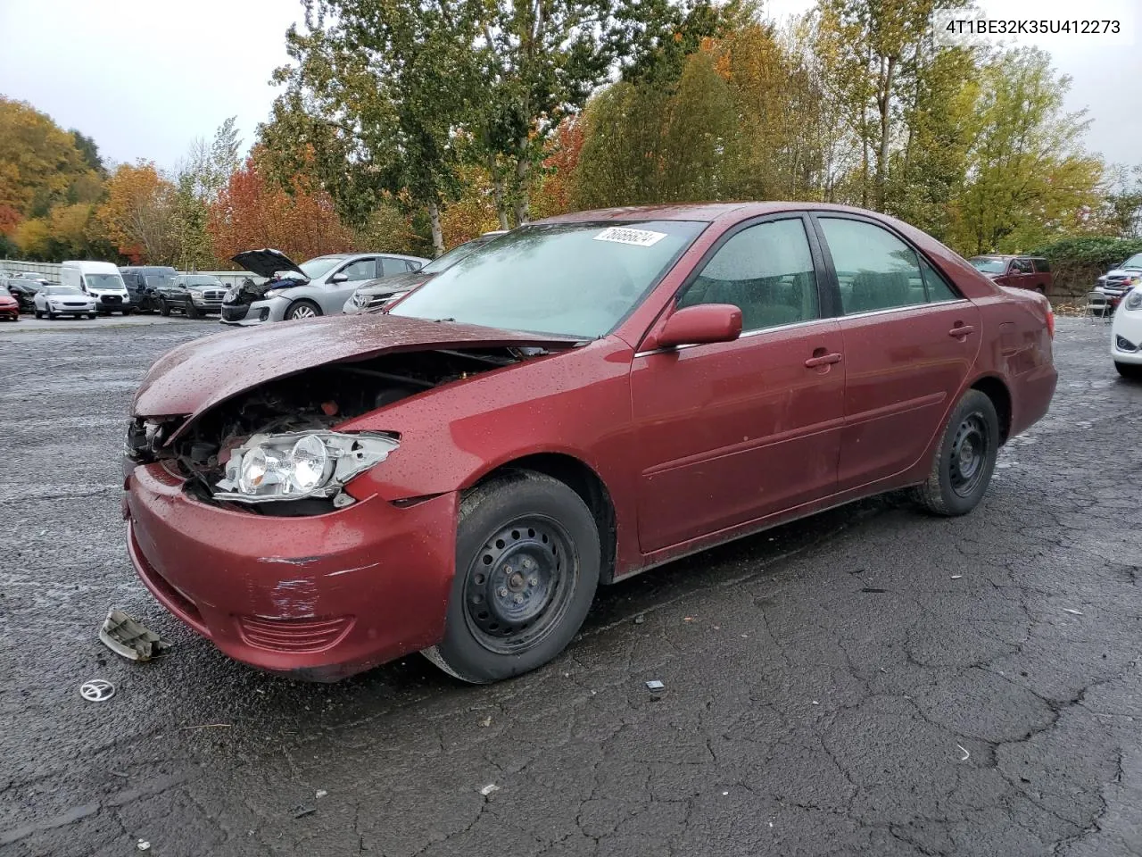 2005 Toyota Camry Le VIN: 4T1BE32K35U412273 Lot: 78666624