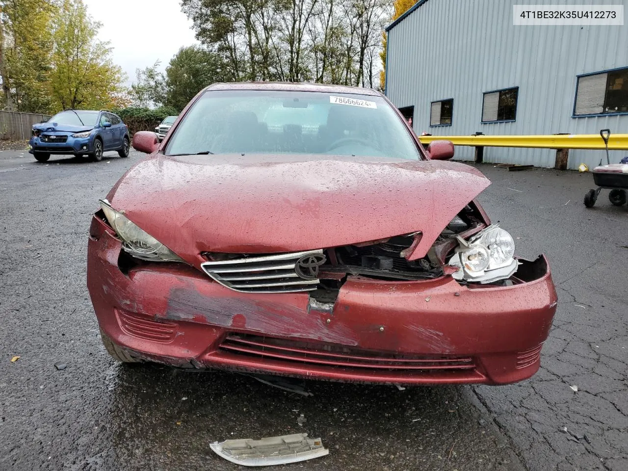 2005 Toyota Camry Le VIN: 4T1BE32K35U412273 Lot: 78666624