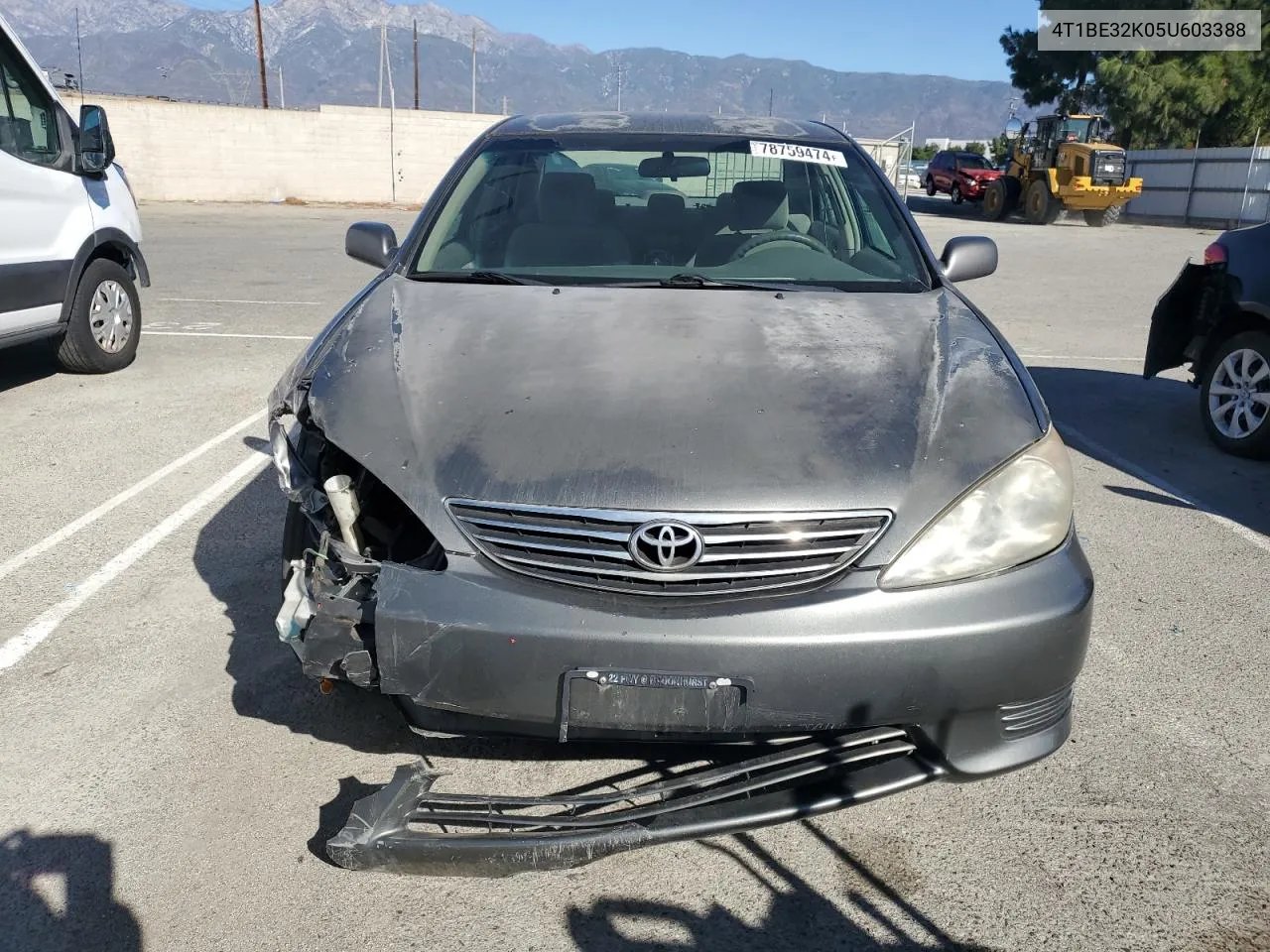 2005 Toyota Camry Le VIN: 4T1BE32K05U603388 Lot: 78759474