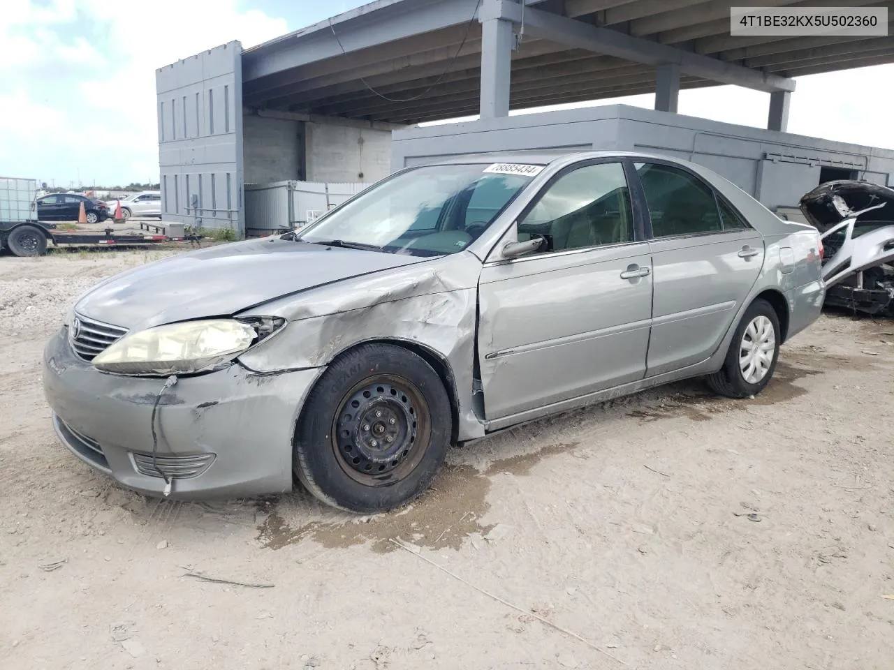 2005 Toyota Camry Le VIN: 4T1BE32KX5U502360 Lot: 78885434