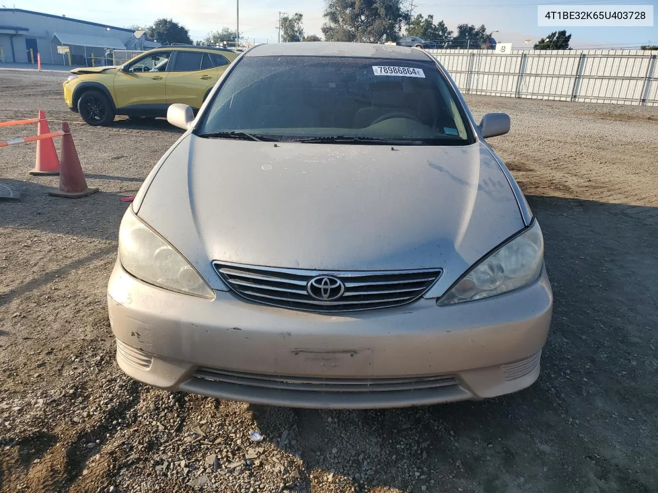 2005 Toyota Camry Le VIN: 4T1BE32K65U403728 Lot: 78986864