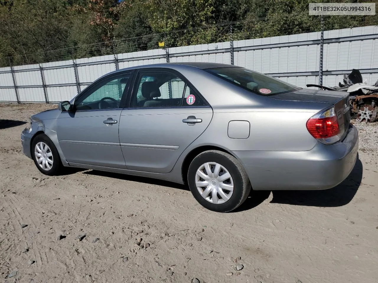 2005 Toyota Camry Le VIN: 4T1BE32K05U994316 Lot: 79075904