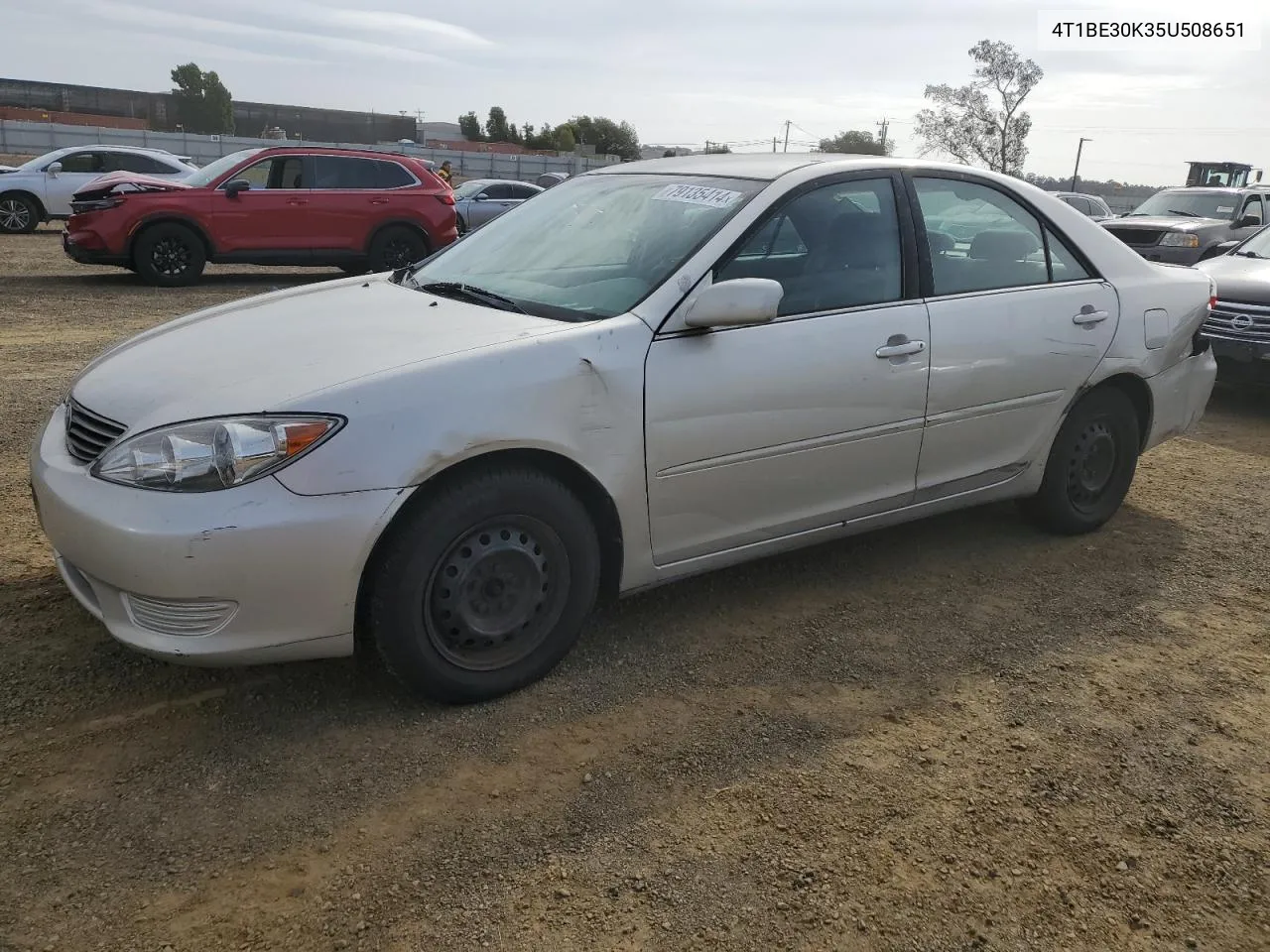 2005 Toyota Camry Le VIN: 4T1BE30K35U508651 Lot: 79135414