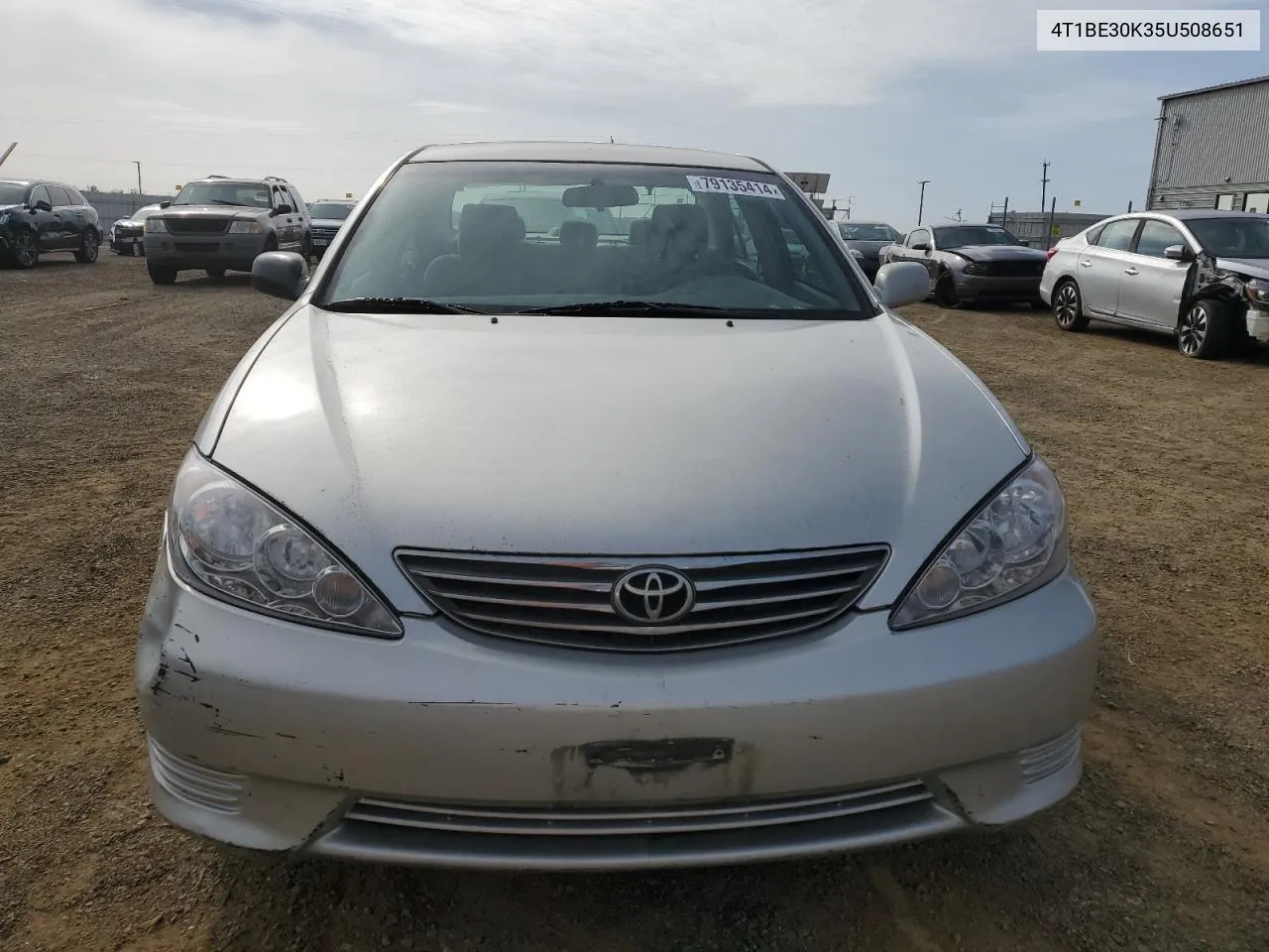 2005 Toyota Camry Le VIN: 4T1BE30K35U508651 Lot: 79135414