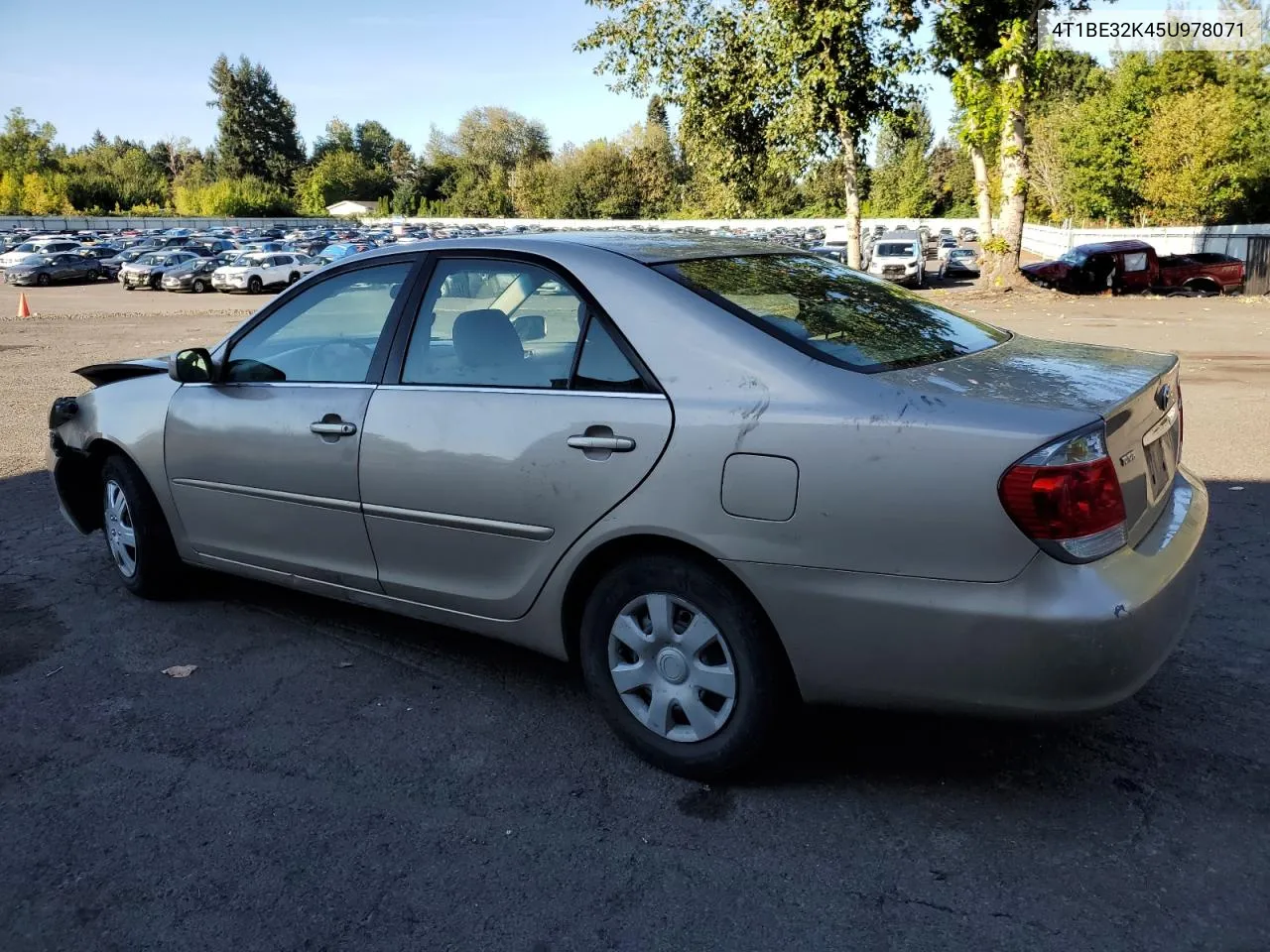 2005 Toyota Camry Le VIN: 4T1BE32K45U978071 Lot: 79844134