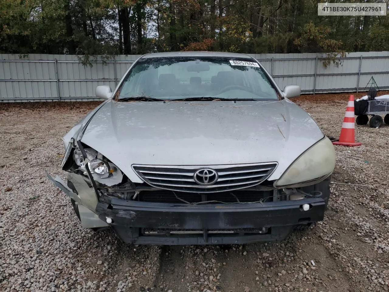 2005 Toyota Camry Le VIN: 4T1BE30K75U427961 Lot: 80257694