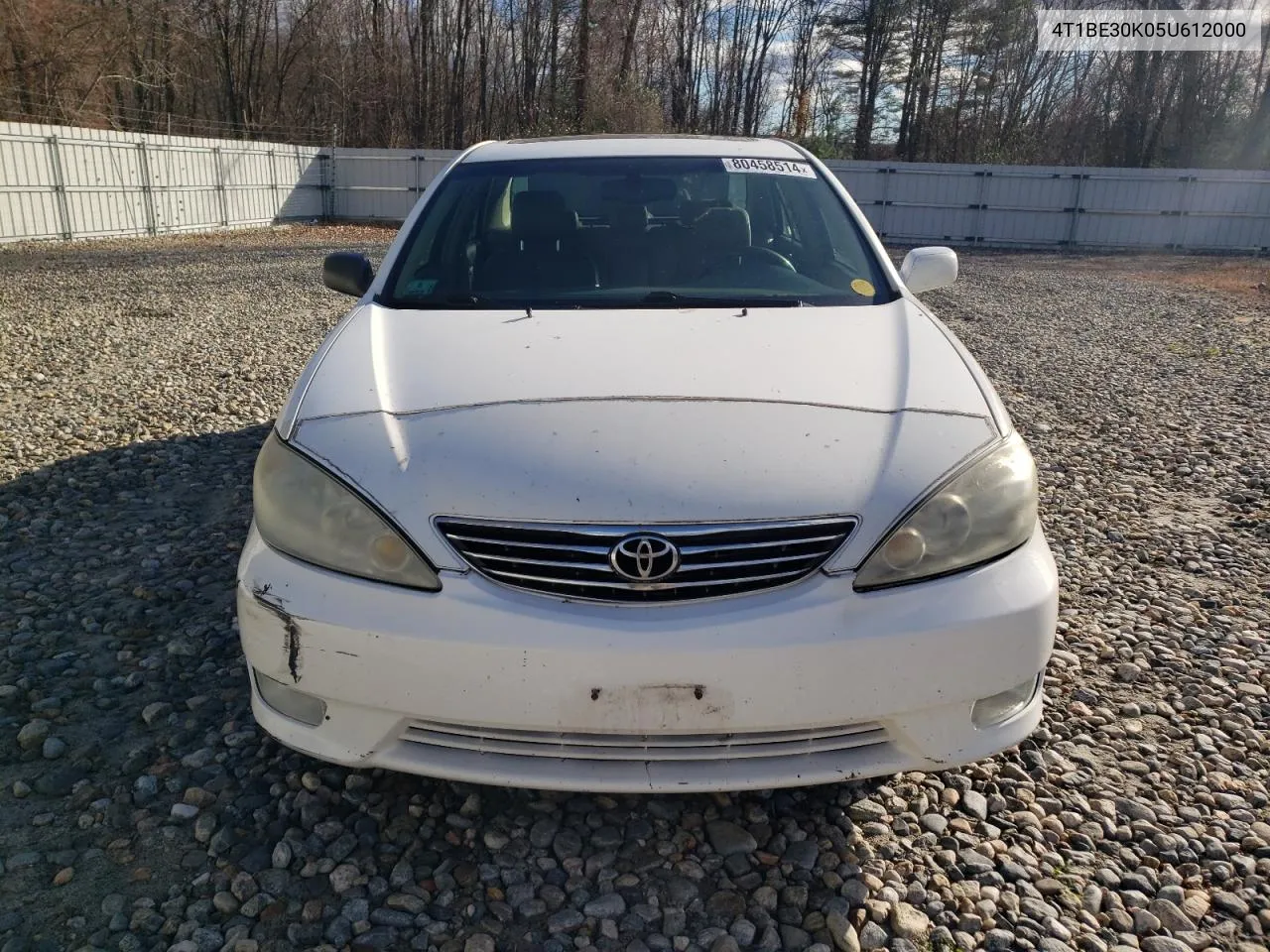 2005 Toyota Camry Le VIN: 4T1BE30K05U612000 Lot: 80458514