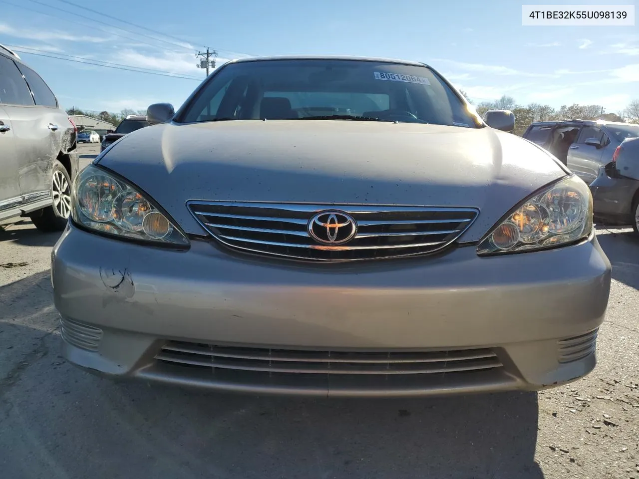 2005 Toyota Camry Le VIN: 4T1BE32K55U098139 Lot: 80512064